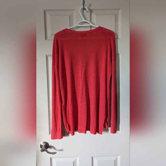 Gap Cardigan, Salmon Pink, Size XL - Picture 2 of 4